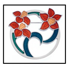 BROOCH FLOWERS + LEAVES